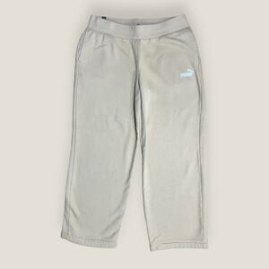 Puma Women’s Beige Fleece Sweatpants Size: Large
